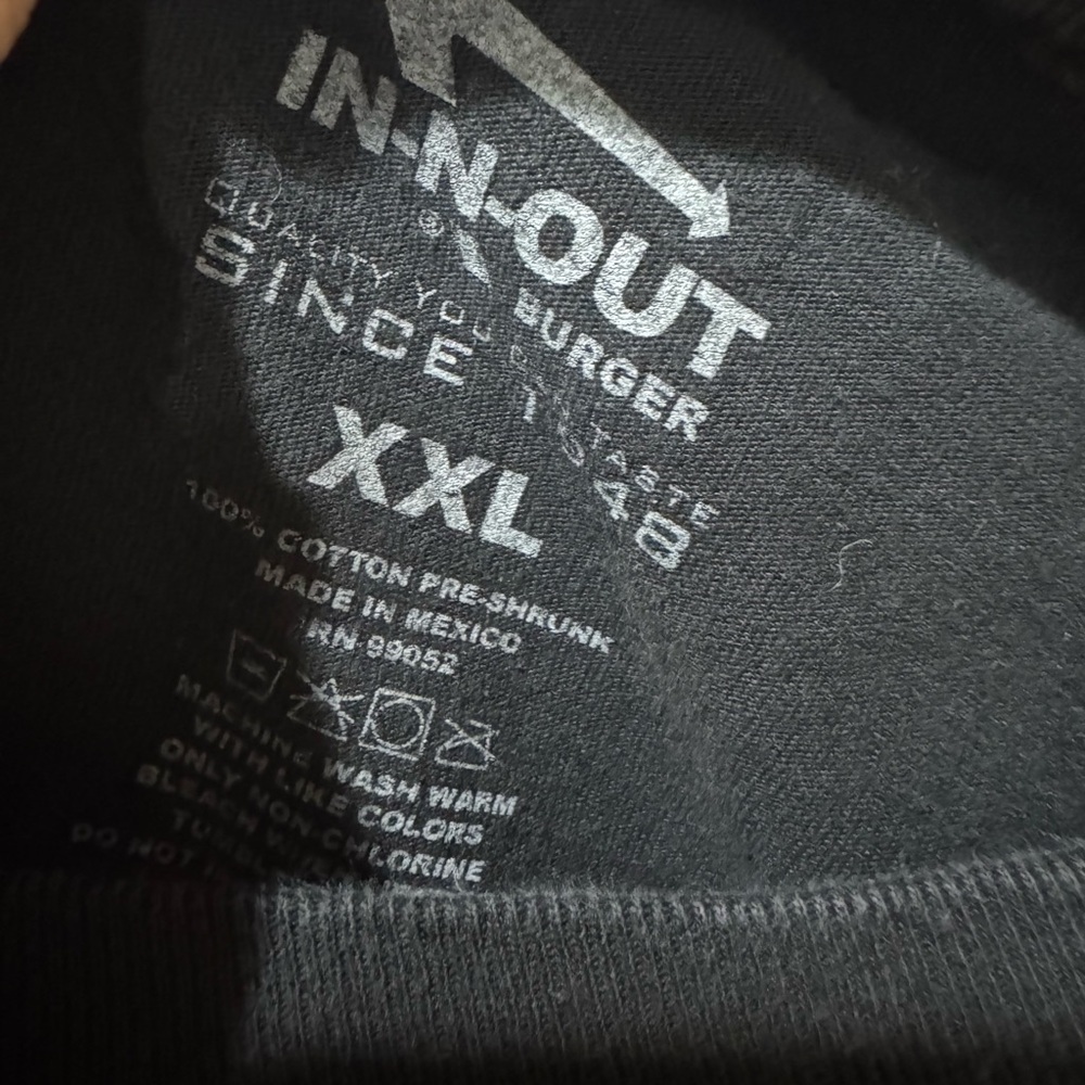 In-N-Out Burger Black Short Sleeve Tee - Picture 2 of 3